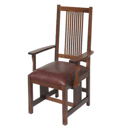 American Mission High Back Arm Chair